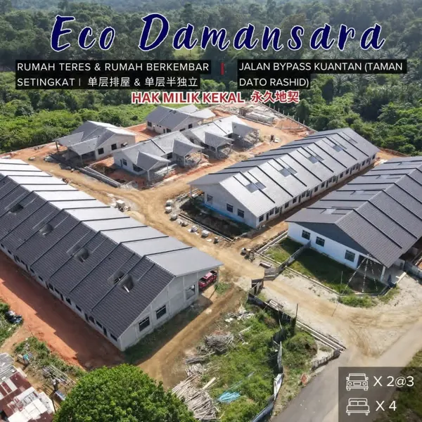 Eco Damansara, Taman Dato Rashid, Kuantan – gambar 1