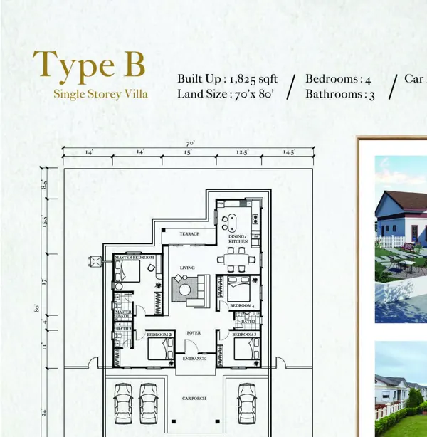 Permaipura Villa Fasa 2, Bedong – gambar 8